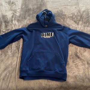 Dime Baker Skateboards- Hoodie- Size L- Blue